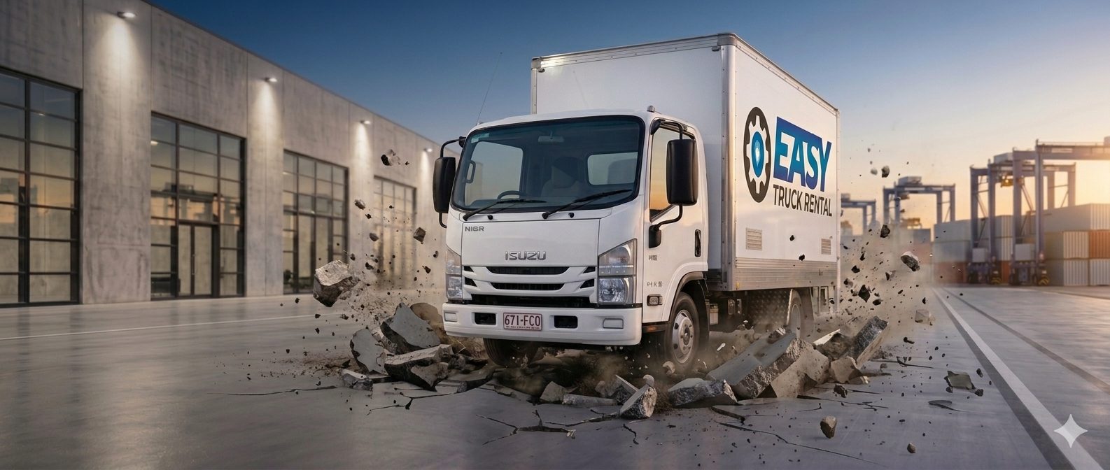 Easy Truck Rental 3T Pantech truck ready for pickup