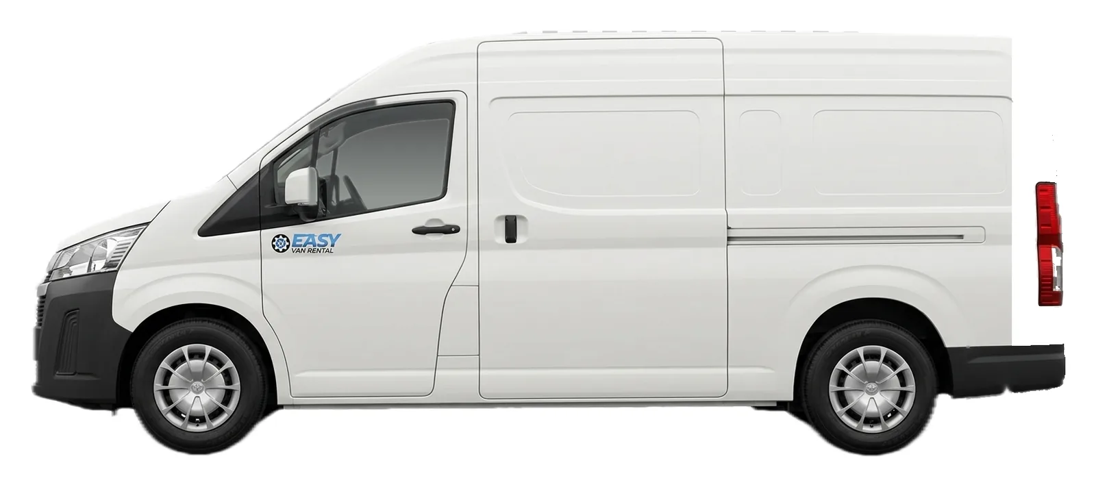 Toyota HiAce SLWB van side view